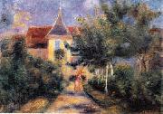 Pierre Renoir Renoir's House at Essoyes oil on canvas